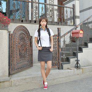 중고 하복 진그레이 예쁜 몰 교복 여중생 치마