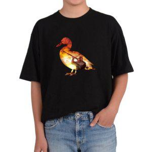 길단 반팔 USA핏 오리 거위 새 사냥꾼 밀렵꾼 사냥금지 멸종그림 다양한색상 전사이즈