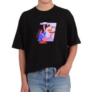 길단 반팔 USA핏 푸드영상 배달주문 결제방법 홈쇼핑 음식그림 다양한색상 전사이즈