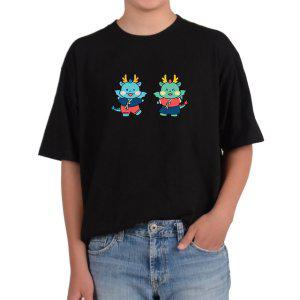 길단 반팔 USA핏 용용형제 드래곤 한복 BC그림 다양한색상 전사이즈