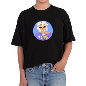 길단 반팔 USA핏 간지녀 커피 선글라스 패션그림 다양한색상 전사이즈