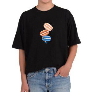 길단 반팔 USA핏 마카롱 디저트 달콤 커피그림 다양한색상 전사이즈