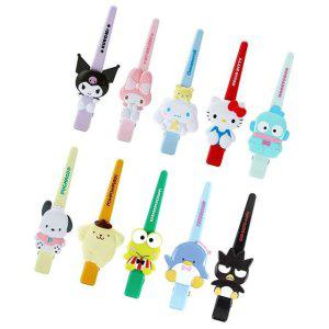 산리오 캐릭터즈 롱 집게핀 1P 앞머리 세안 헤어클립