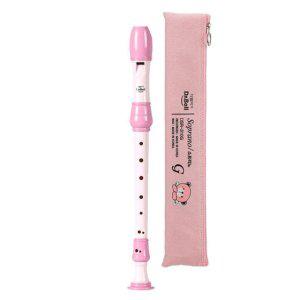 다벨 컬러 조립식 리코더 저먼식 분홍 1P 알토 악기