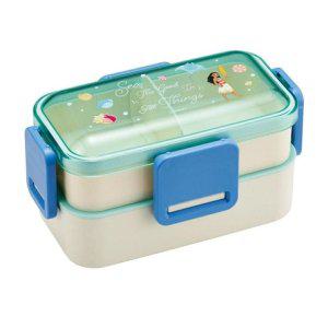도시락통 어린이 2단 캐릭터 도시락 모아나 아동용 런치박스 600ml