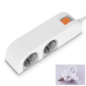 멀티탭 전원 스위치 방수 방진 멀티콘센트 4구 연장선 5M 전기 코드