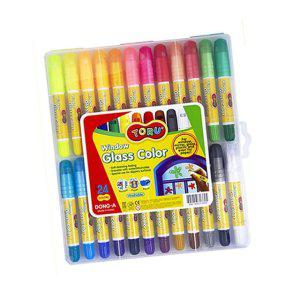 동아 워셔블 글라스 컬러 24색 1P 크레용 크레파스