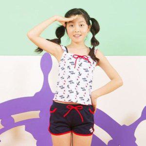 후드 수영복 래쉬가드 5p 여아 키티 팬츠 수