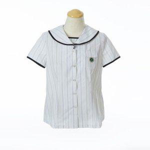 교복블라우스 여고교복 교복 둥근 블라우스 블랙