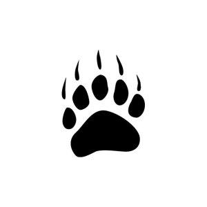 자동차 포인트 00010 곰발톱 튜닝스티커(M)