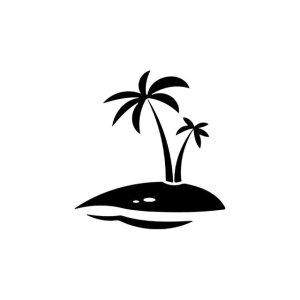 자동차포인트 0107 야자수 튜닝스티커(M)