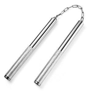 1개 호신용 스테인리스호신무기 무술용품 스테인리스쌍절곤 무기