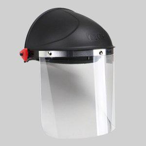 곡면안전모 보안면 곡면 65A 투명 투명보안면 안전모 고글 F