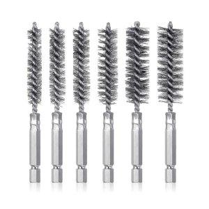 육각철브러쉬세트 육각 드릴용 드릴브러쉬6종 드릴철브러쉬 6종