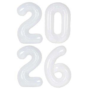 숫자은박풍선(대)화이트2026패키지