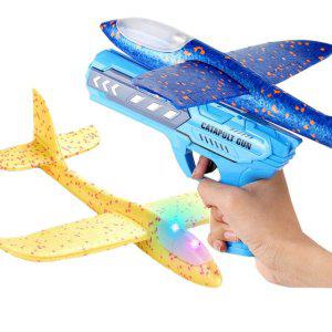 LED비행기완구 권포함완구세트 에어글라이더 날으는비행기