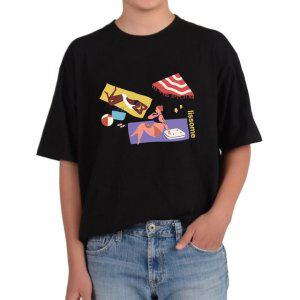 비캔버스BECANVAS 32수2합 피그먼트반팔티 해변 피서 비치 파라솔 해변의 여인 사랑 모든색상사이즈