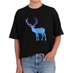 비캔버스BECANVAS 32수2합 피그먼트반팔티 사슴 천사같은 꽃사슴 산타클로스와 헤어졌나 모든색상사이즈