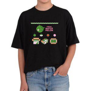 비캔버스BECANVAS 32수2합 피그먼트반팔티 수박 녹색 통통소리 들어보고 맛을 예상 과일 모든색상사이즈