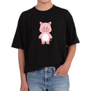 비캔버스BECANVAS 32수2합 피그먼트반팔티 돼지 핑크돼지 돼지띠 돼지저금통 꿈속에서 모든색상사이즈