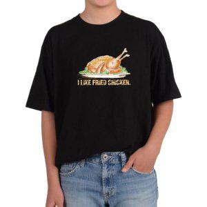 비캔버스BECANVAS 32수2합 피그먼트반팔티 FRIED CHICKEN 야식은 치킨 그런데 맥주는 모든색상사이즈