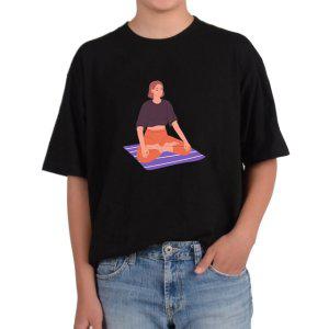 비캔버스BECANVAS 32수2합 피그먼트반팔티 요가 참선 명상 기도 나를 찾기위한 YOGA 모든색상사이즈