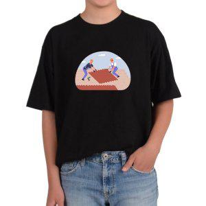 비캔버스BECANVAS 32수2합 피그먼트반팔티 지붕공사 건축공사 기술자 안전제일 2인1조 모든색상사이즈