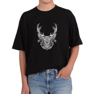 비캔버스BECANVAS 32수2합 피그먼트반팔티 사슴 사슴뿔 사슴얼굴 인테리어 장식 DEER 모든색상사이즈