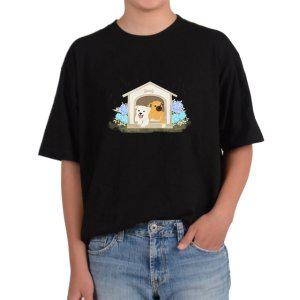 비캔버스BECANVAS 32수2합 피그먼트반팔티 강아지 puppy dog 커플 집 화려한 봄날 친구 모든색상사이즈