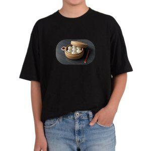 비캔버스BECANVAS 32수2합 피그먼트반팔티 만두 궁중요리 DUMPLING 중국식만두 대나무 모든색상사이즈