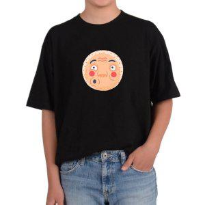 비캔버스BECANVAS 32수2합 피그먼트반팔티 호빵맨 돼지얼굴 주름 연지곤지 혹부리 탐욕 모든색상사이즈