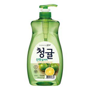 용기형 1kg주방용세제 청귤주방세제 참그린 1kg 용기형주방세제