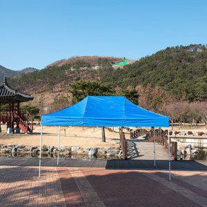 프리미엄 캐노피 접이식 천막 3X4.5 캠핑 행사 야외 창고 그늘막 가림막 가재보 스텐레스 골조+지붕