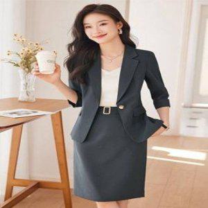 스커트 여성트렌치코트 정장세트 케이프코트 온나