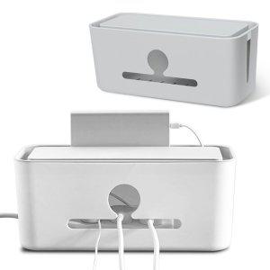 멀티탭 정리함 5구 콘센트 케이블 전선 박스 책상