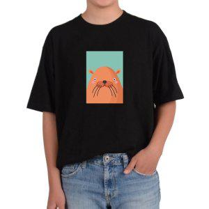 비캔버스BECANVAS 32수2합 피그먼트반팔티 수달인가 아뭏튼 바다에 살아 모든색상사이즈