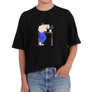 비캔버스BECANVAS 32수2합 피그먼트반팔티 공유오피스 작업공간 나무 모든색상사이즈