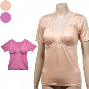 부드러운 편한 반팔런닝 여자런닝 보엠 브라런닝