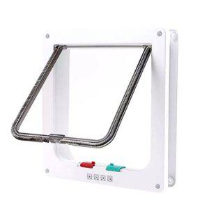 강아지 고양이 펫도어 화이트 XL 애견 베란다 출입문