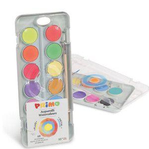 물통 프리모 고체수채화물감 (형광 메탈)