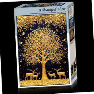 500피스퍼즐 DIY 직소퍼즐 황금 돈 나무 500피스