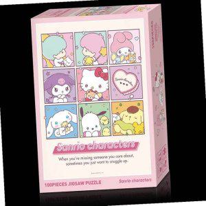 100피스퍼즐 DIY 직소퍼즐 산리오 캐릭터즈 쁘띠마망 100피스