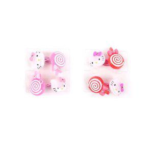 헤어방울 고무줄 롤리팝 머리방울 여성 머리끈 1개 세트