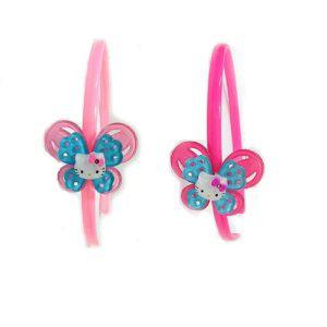 플라스틱 나비 디자인 헤어밴드 1개 머리띠 모양 머리핀