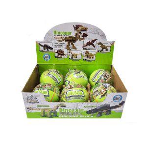 블록합체 공룡 캡슐블럭 6개입 어린이 조립완구