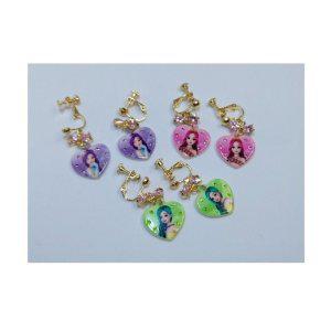 장식 아동 하트 귀걸이 귀찌 세트 랜덤 1개입 선택