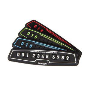 자동차용 주차알림판 투명 주차번호판 전화번호 차량 연락처판