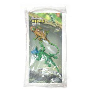 학습완구 도마뱀 모형 2개입 동물 피규어 자연학습 파충류 완구