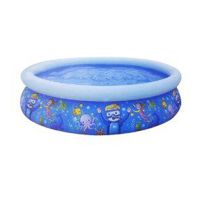 야외 베란다 원형 풀장 205cm 1단 물놀이용품 풀장