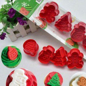 크리스마스 트리 쿠키 모양틀 커터 만들기 장식 종셋트 눈사람